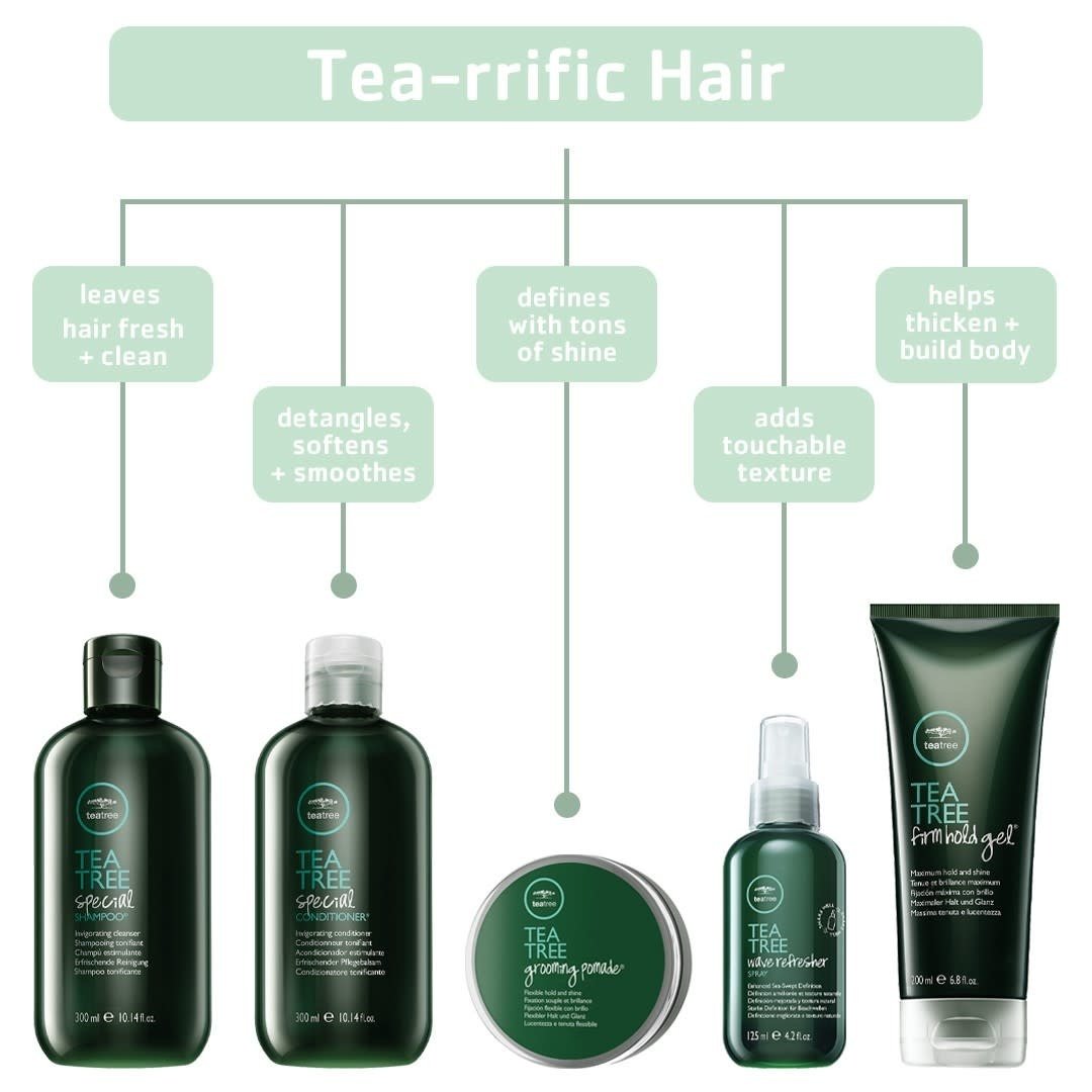 Tea Tree Firm Hold Gel - Maximum Hold and Shine