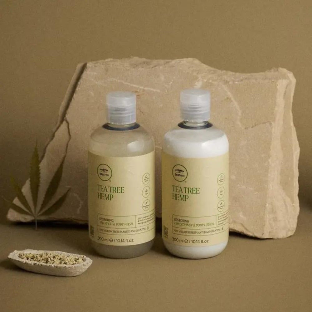 Revitalisant et lotion pour le corps "Tea Tree Hemp Restoring" - Hydratation 2 en 1