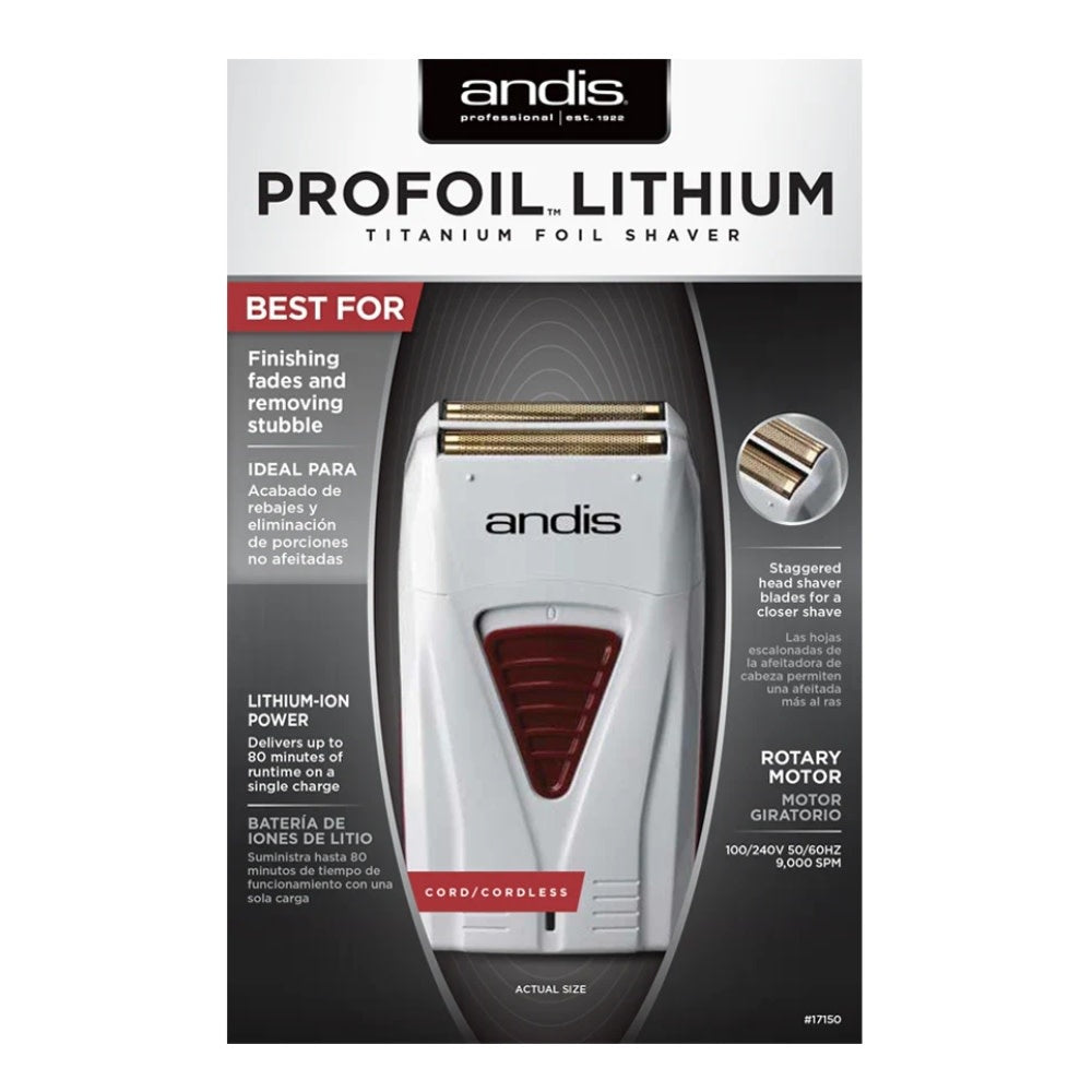 Rasoir sans fil "ProFoil Lithium Titanium Foil Shaver"