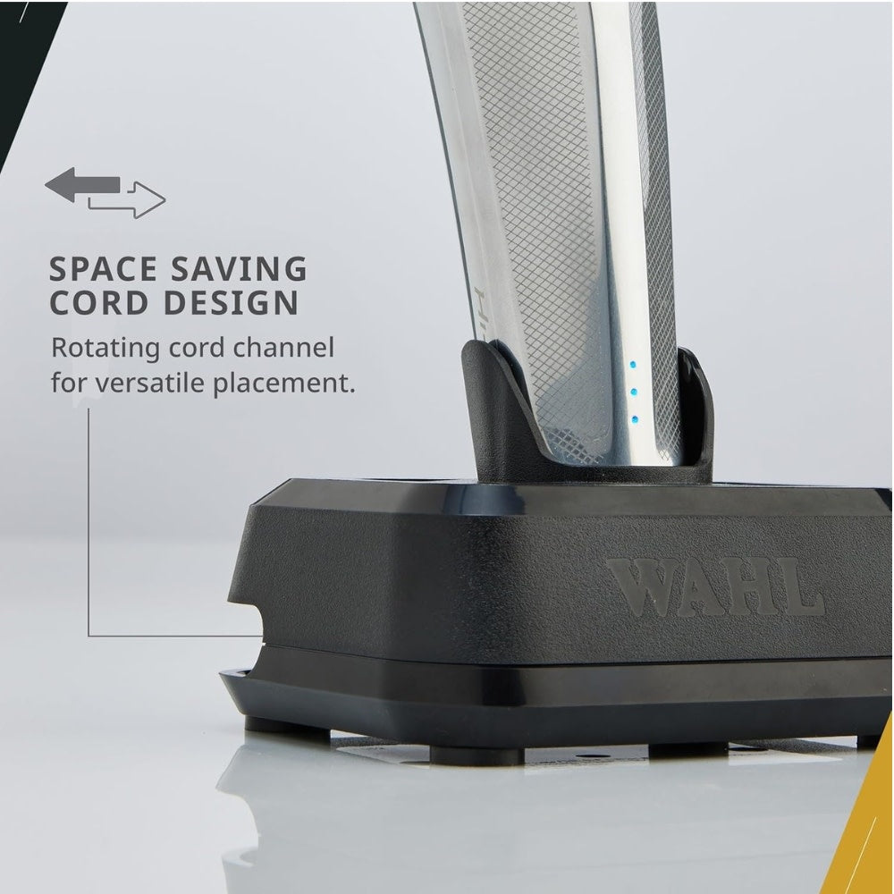 WAHL Professional - Base de recharge simple avec adapteur pour tondeuse, finition et rasoir #53254