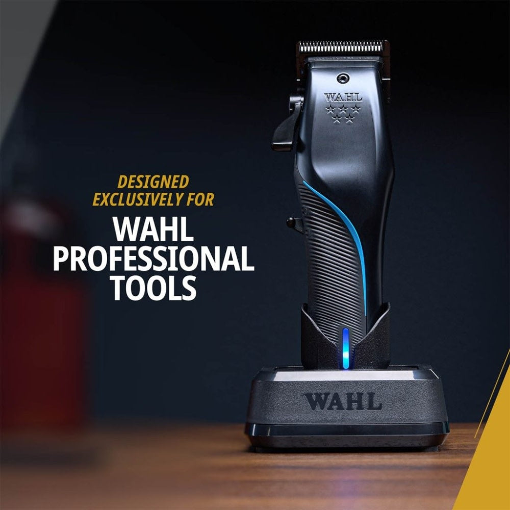 WAHL Professional - Base de recharge simple avec adapteur pour tondeuse, finition et rasoir #53254