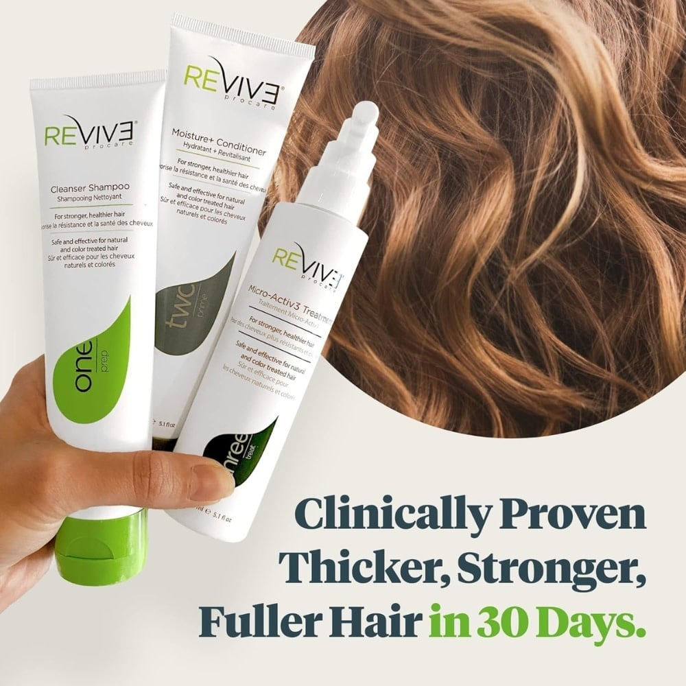 Starter Kit Hair Loss Trio with Prep shampoo, Prime Conditioner and Micro-Activ3 Treatment-  For All Types of Thinning Hair (2x 150ml/5.1oz, 75ml/2.6oz)
