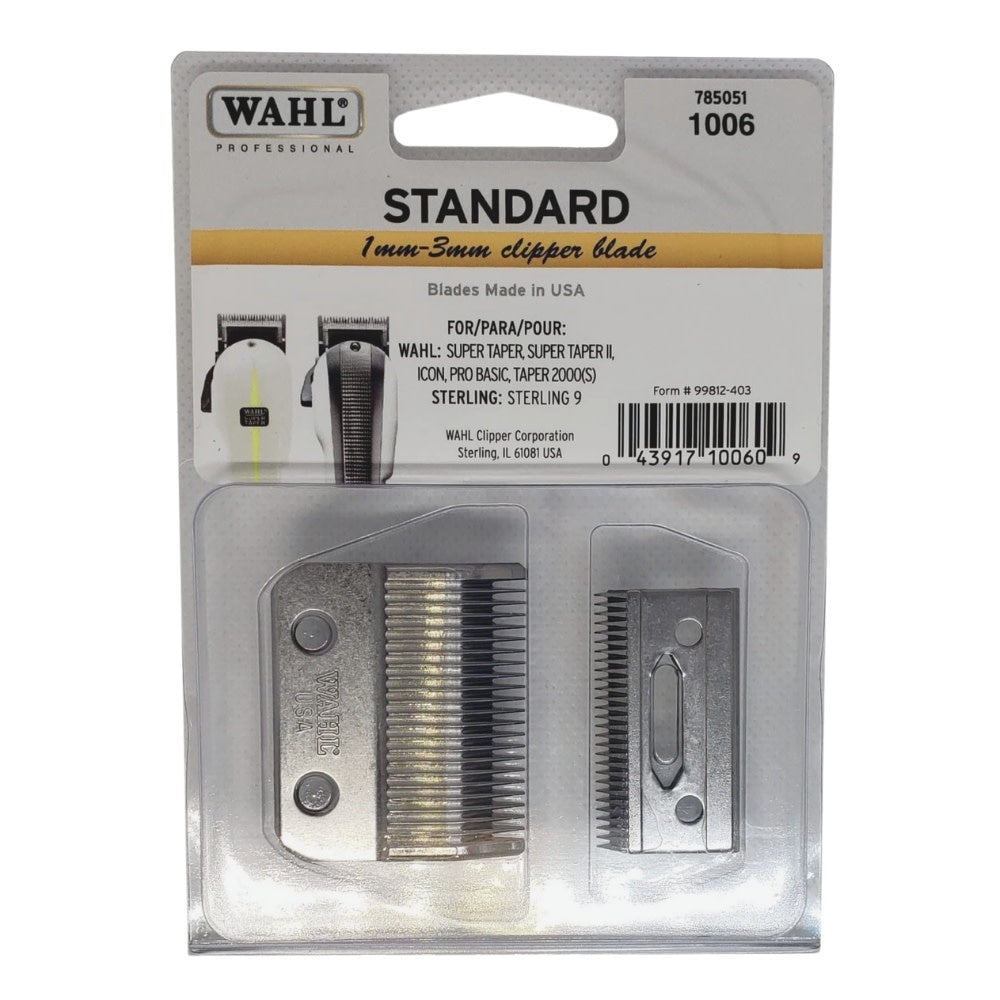 Lame de remplacement "Standard Blade" argent #1006 - Pour modèle Super Taper, Icon et Sterling 9