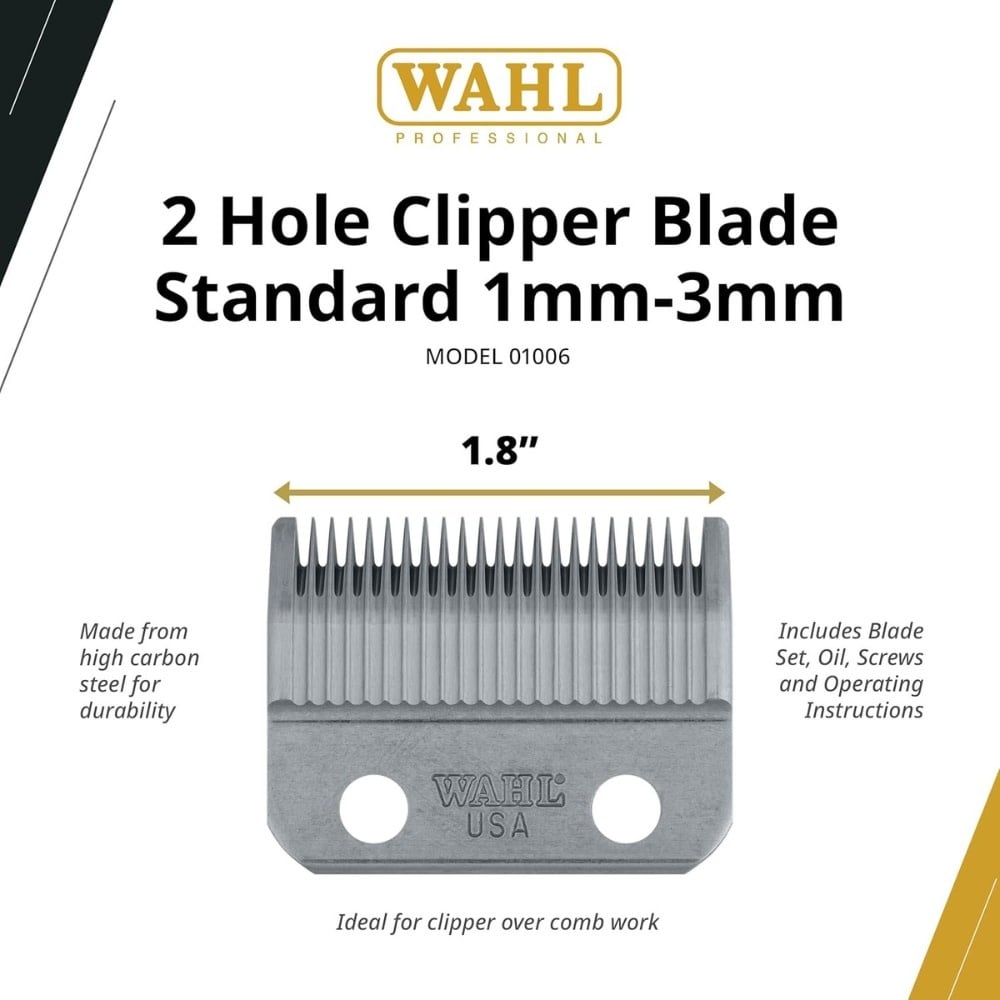 Lame de remplacement "Standard Blade" argent #1006 - Pour modèle Super Taper, Icon et Sterling 9