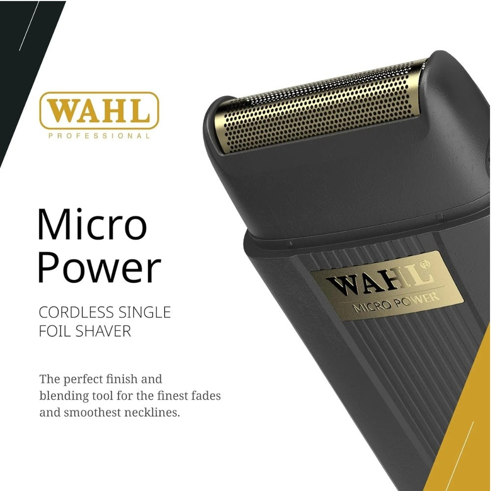 Rasoir sans fil à grille unique "Micro Power 55621" - Noir