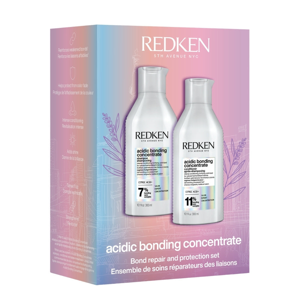 Duo soin réparateur de liaisons "Acidic Bonding Concentrate" (2x 300ml/10.1oz)