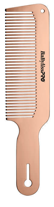 Duo de Peigne pour tondeuse et coupe Barberology "Metal Comb Set RoseFX" (19,05cm/7,5" et 22,8cm/9") - Rose Gold