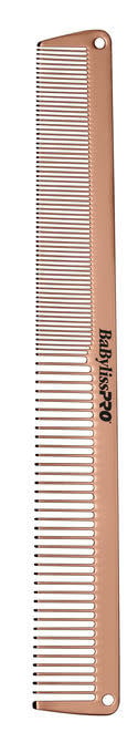 Duo de Peigne pour tondeuse et coupe Barberology "Metal Comb Set RoseFX" (19,05cm/7,5" et 22,8cm/9") - Rose Gold