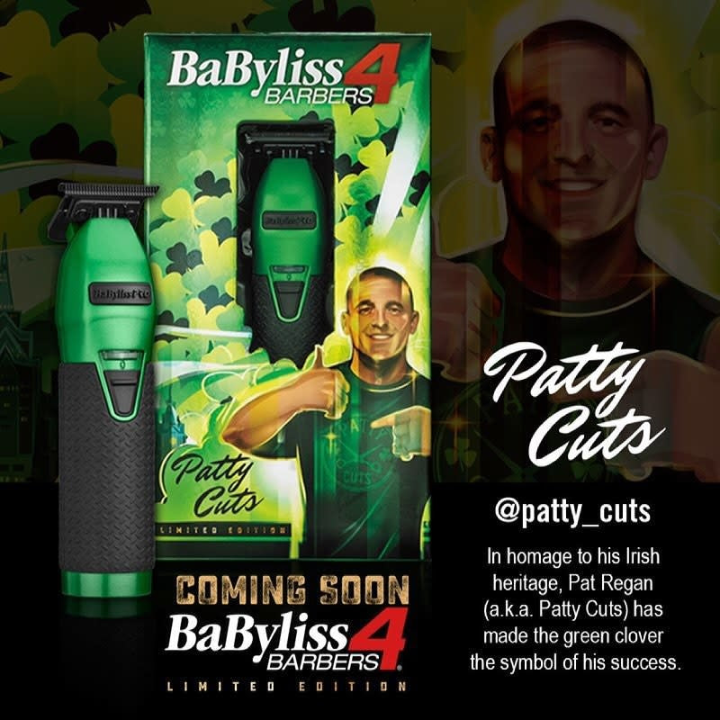 Tondeuse de finition métallique "FX787GI" Édition Influenceur "Patty Cuts" - Noir & Vert