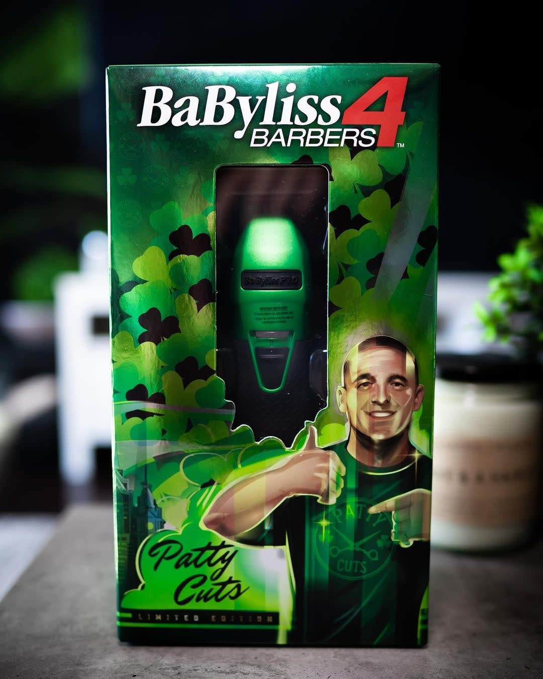 Tondeuse de finition métallique "FX787GI" Édition Influenceur "Patty Cuts" - Noir & Vert