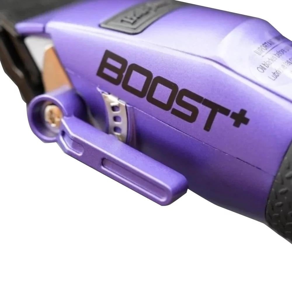 Tondeuse métallique sans fil avec pile lithium-ion "FX870PI Boost+" Édition Influenceur "Franck Da Barber" - Noir et Mauve
