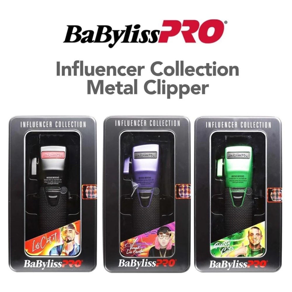 Cordless Metal Clipper with lithium-ion battery "FX870RI Boost+" Los Cut It Influencer Edition - Black & Red