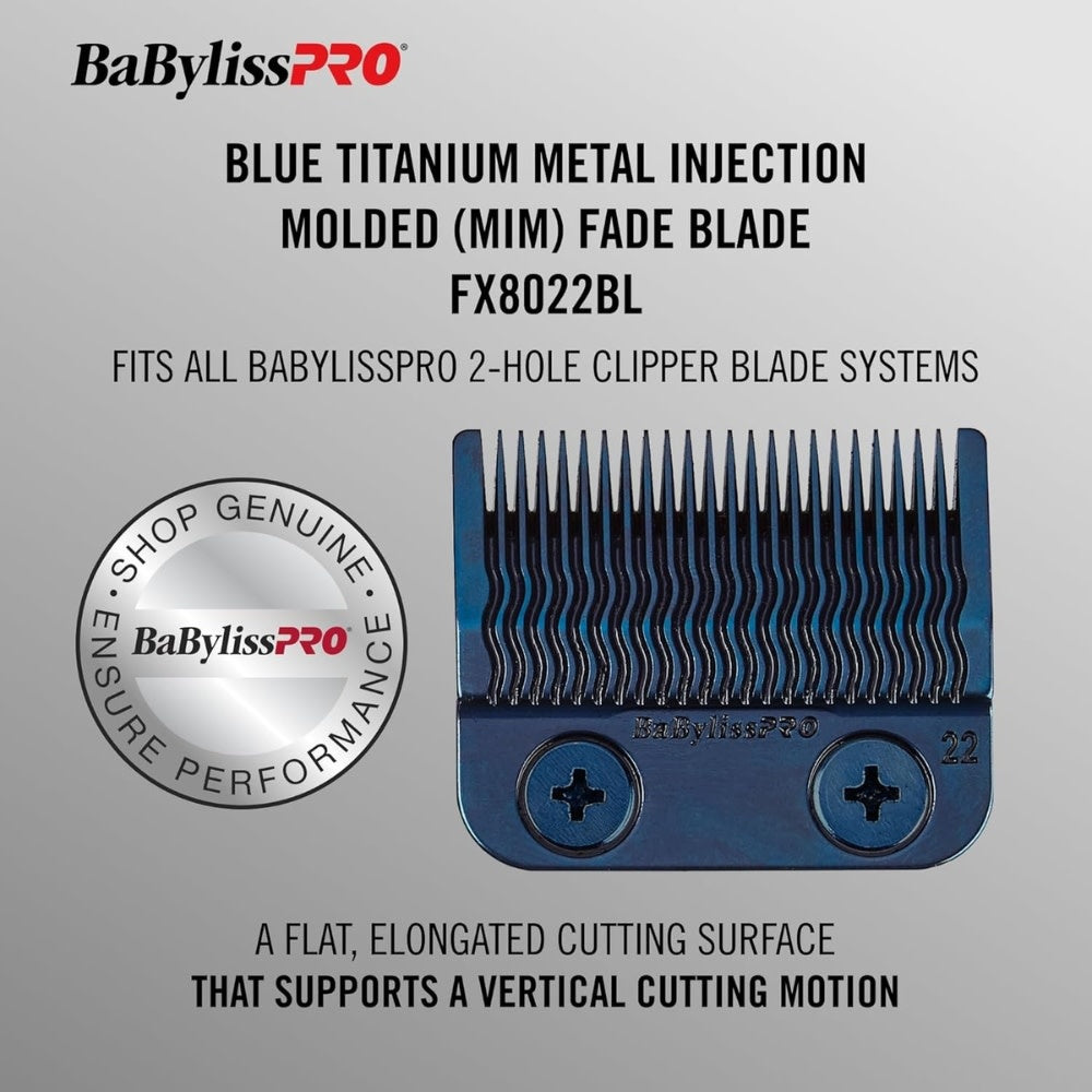 Replacement Blade FX8022BL Precision Fade Blade - Blue