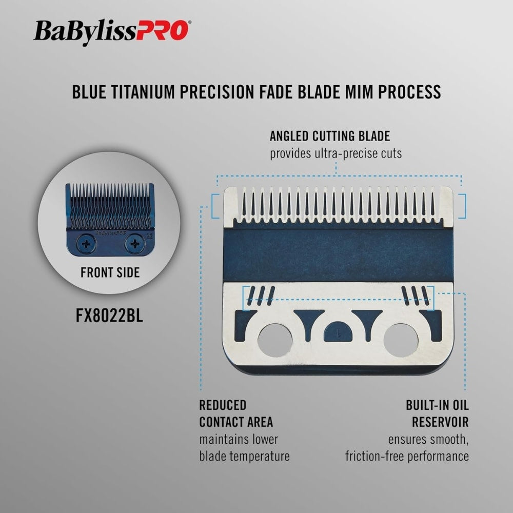 Replacement Blade FX8022BL Precision Fade Blade - Blue