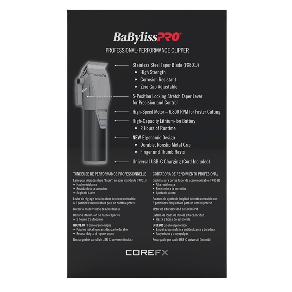 FX86 COREFX Professional Performance Clipper - Grey