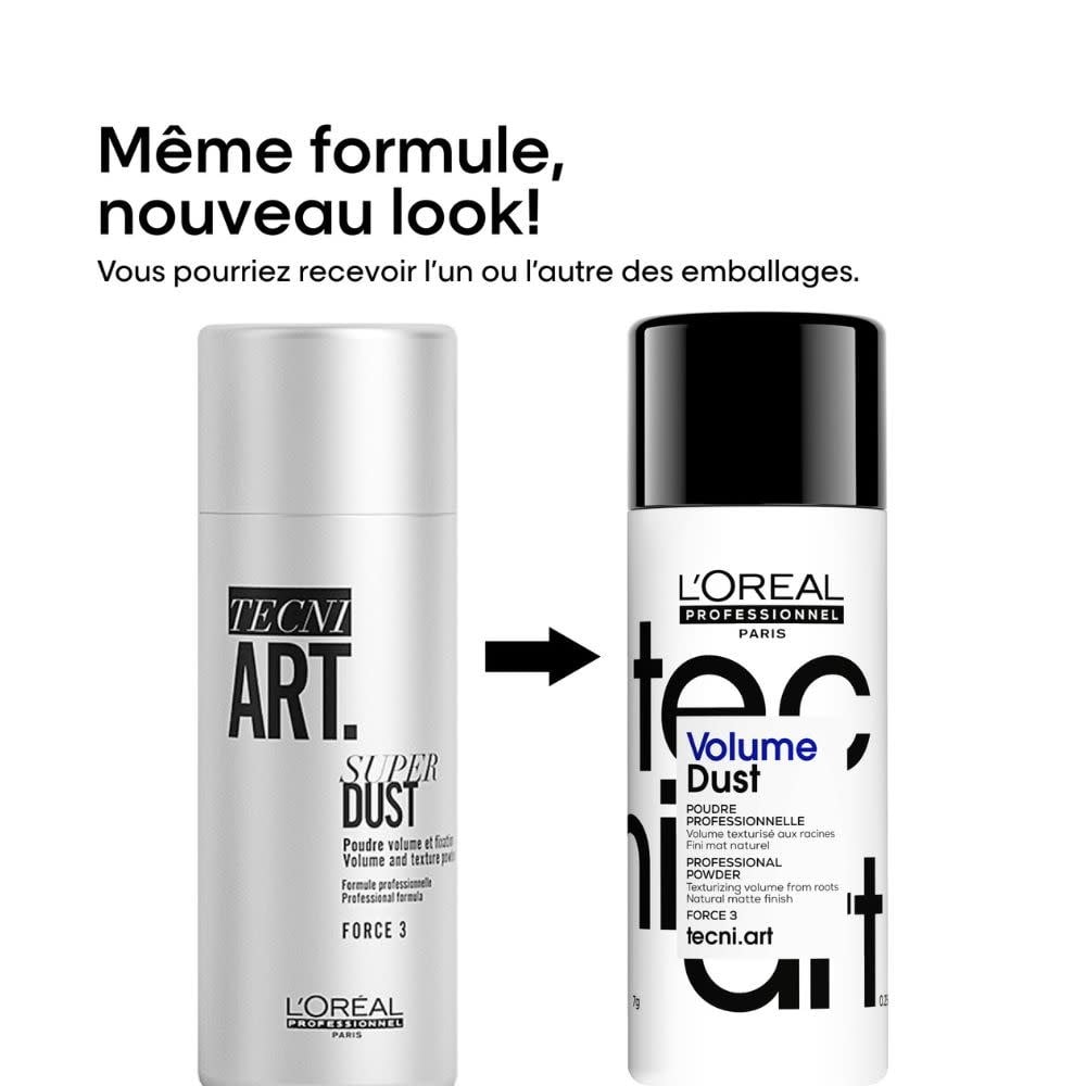 TecniArt. Volume Dust Professional Powder - Texturizing Volume From Roots & Natural Matte Finish (7.0g/0.25oz)