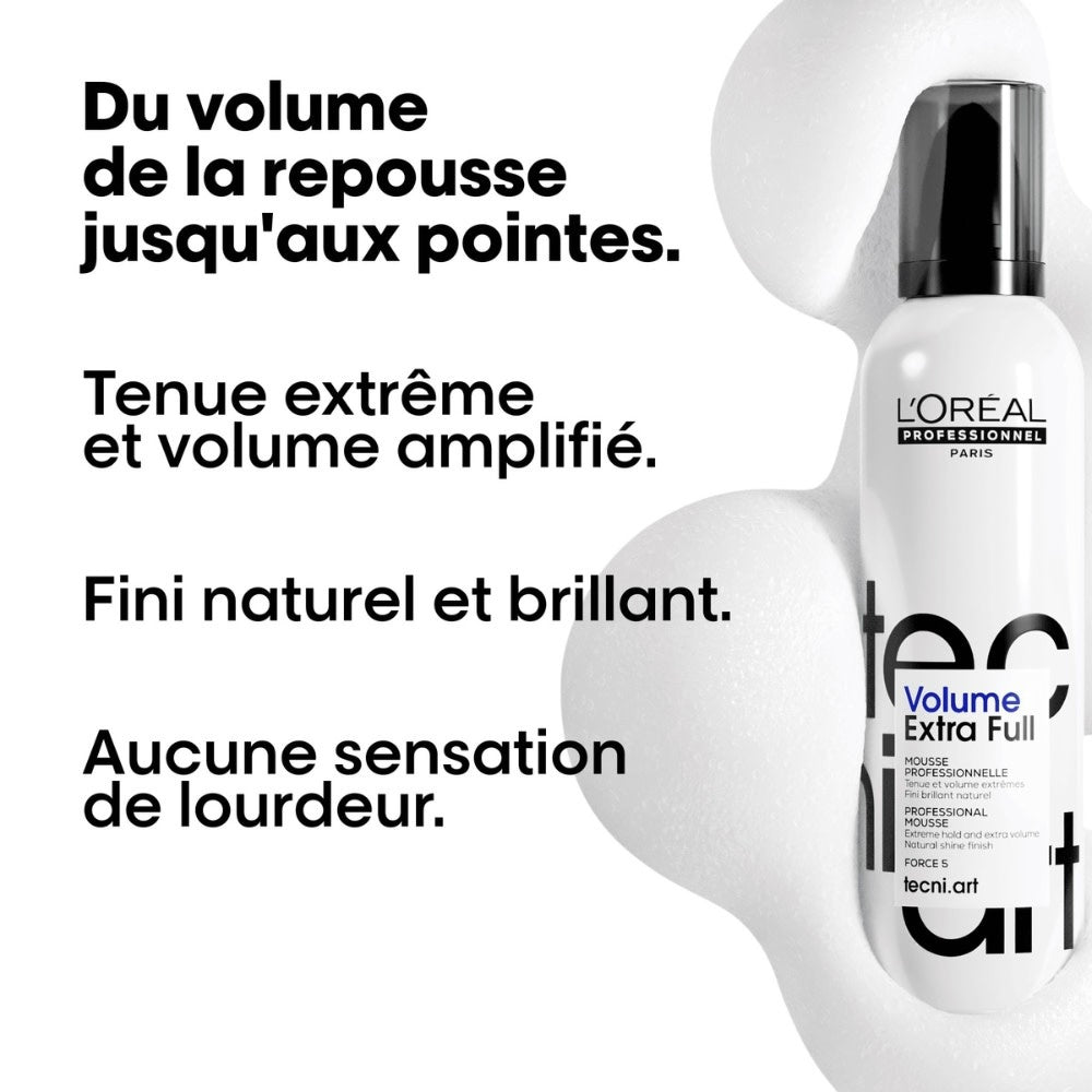 Mousse professionnelle "Volume Extra  Full" (250ml/8.4oz)