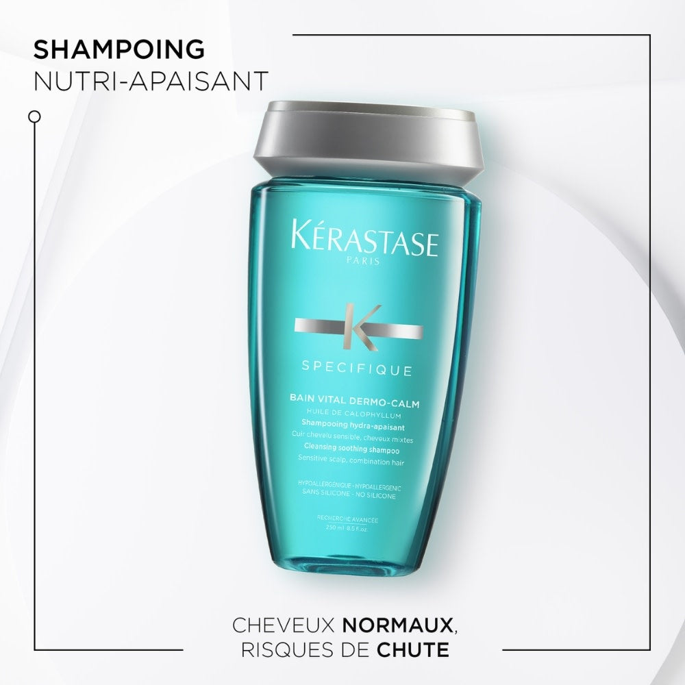 Shampoing hydra-apaisant Bain Vital Dermo-Calm Specifique  - Pour cuir chevelu sensible (250ml/8.5oz)