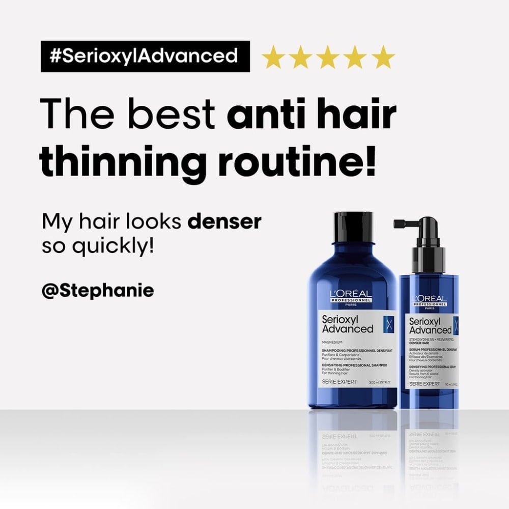 Serie Expert Serioxyl Advanced Purifier & Bodifier Densifying Shampoo - For Thinning Hair