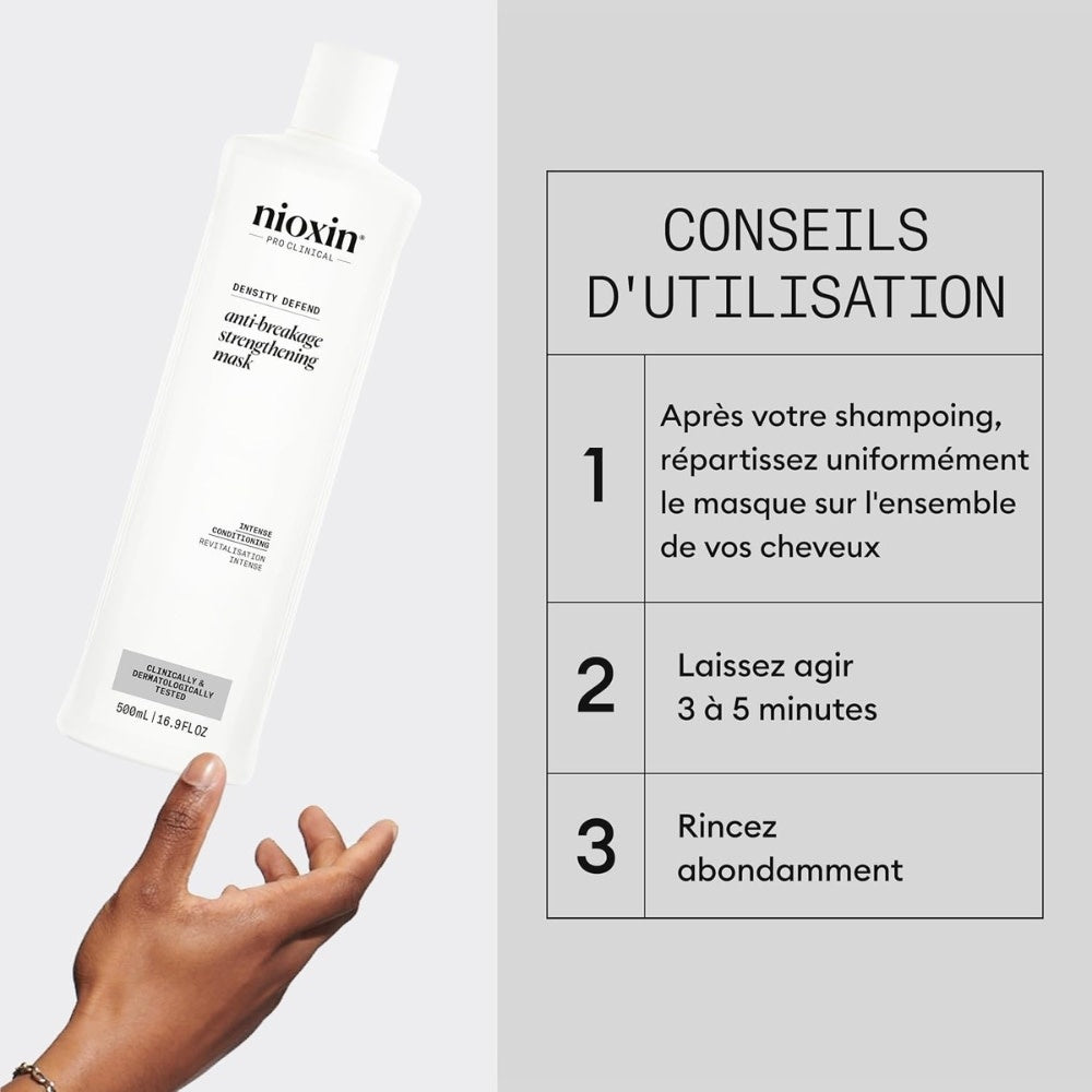 Masque fortifiant anti-casse "Density Defend" - Protège contre la casse des cheveux