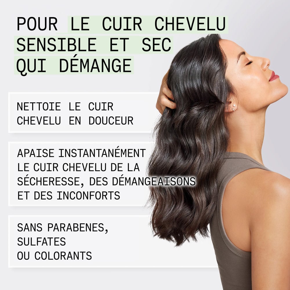 Shampoing apaisant et nettoyant du cuir chevelu - Pour cuir chevelu sensible