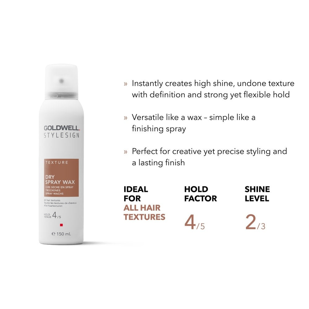 Spray cire sèche "Dry Spray Wax" - Pour tous types de cheveux (100ml/4.2oz)