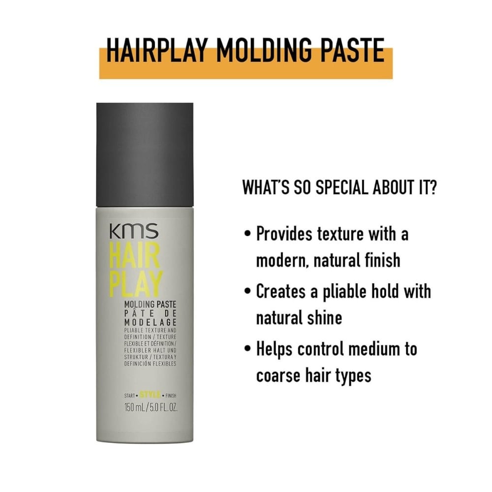 Pâte de modelage "HairPlay Molding Paste" - Texture, flexibilité et définition