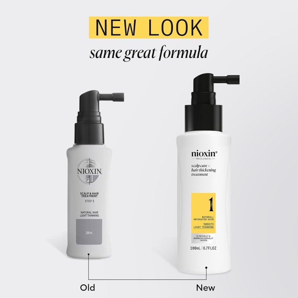 Traitement épaississant sans rinçage cheveux + cuir chevelu Système 1 - Pour cheveux naturels avec chute modérée