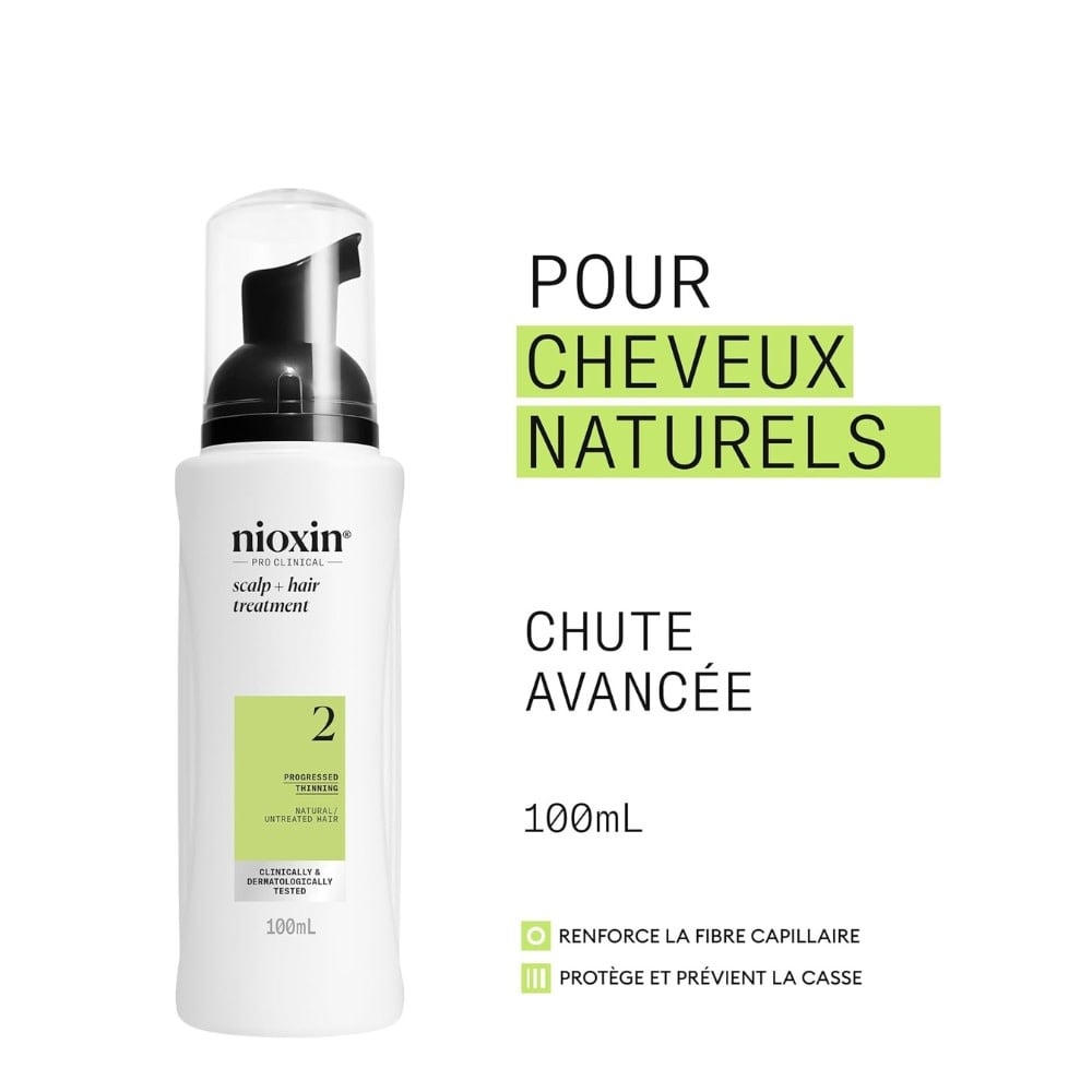 Traitement épaississant sans rinçage cheveux + cuir chevelu Système 2 - Pour cheveux naturels avec chute avancée