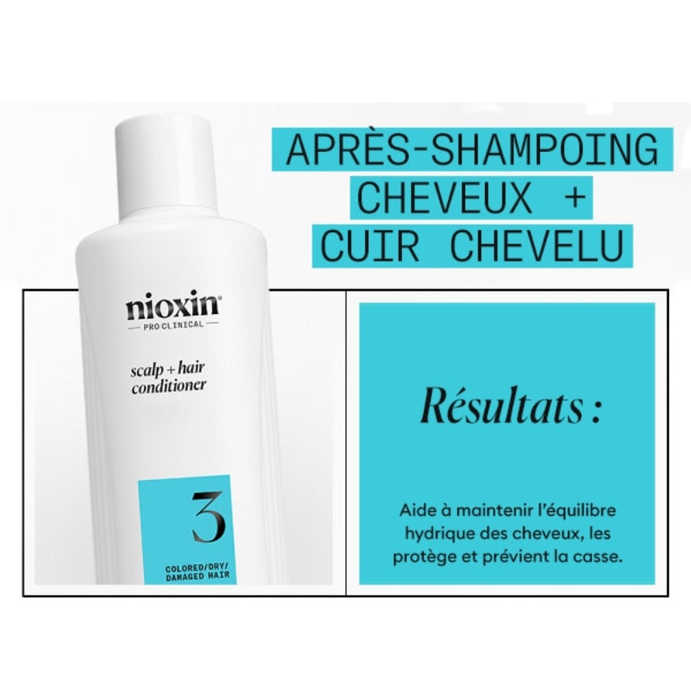 Revitalisant cheveux + cuir chevelu Système 3 - Pour cheveux colorés avec chute modérée