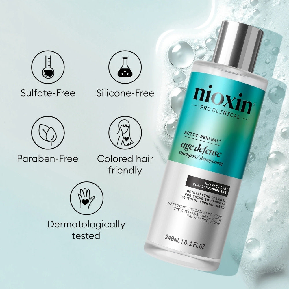Shampoing détoxifiant anti-âge "Age Defense"