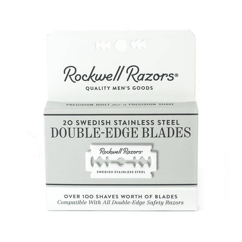 Rockwell RazLames pour rasoir à double tranchant - emballage de 20 Lames