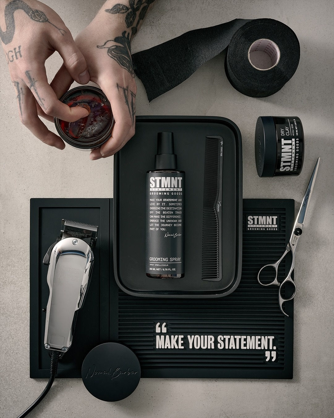 Classic Pomade - Strong Hold, Natural Shine (100ml/3.38oz)