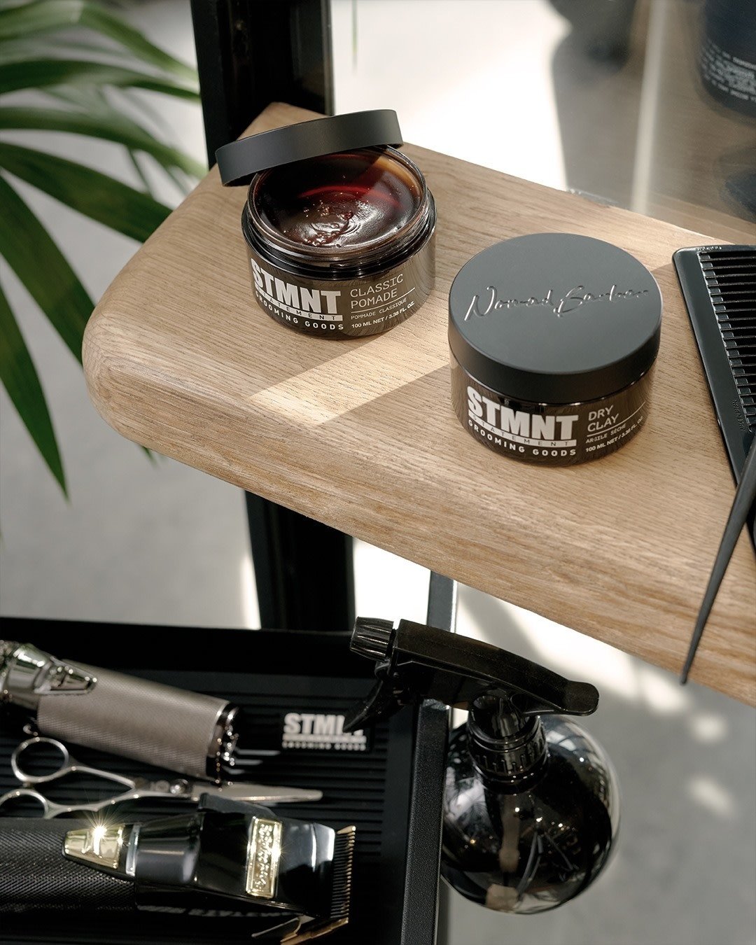 Classic Pomade - Strong Hold, Natural Shine (100ml/3.38oz)