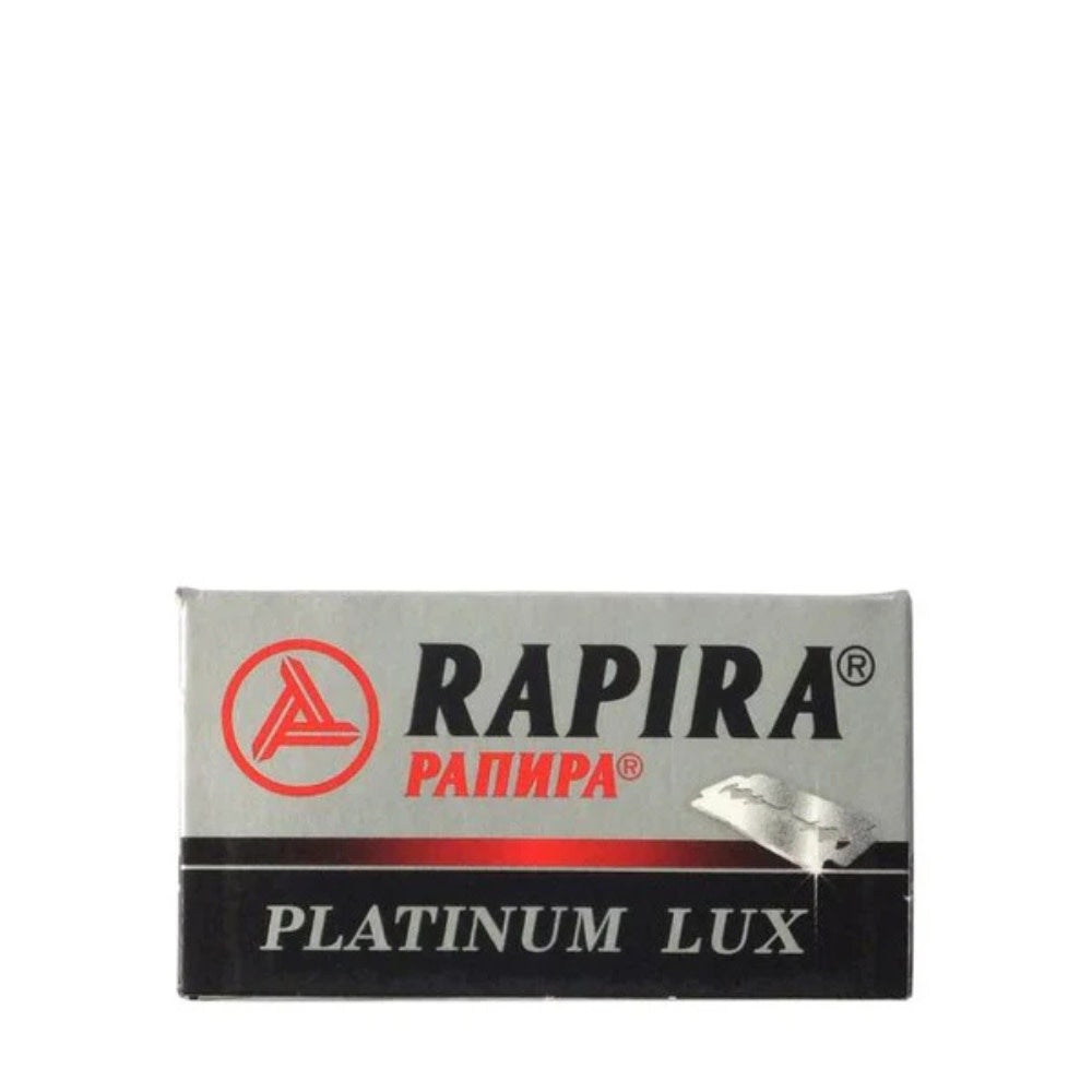 Rapira - Lames de rasoir à double tranchant "Platinum Lux" - (Paquet de 5)