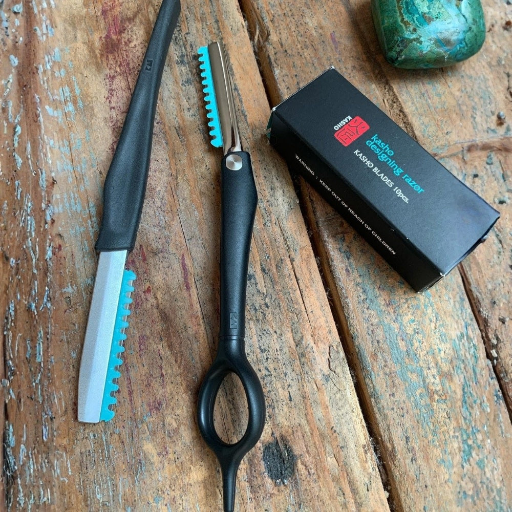 Rasoir de coupe pliable "Designing Razor" - KCSNH (175mm/6.89") - Noir