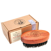 Brosse à barbe en poils de sanglier et manche en bois massif CF.933 (92mm/3.62" x 50mm/1.97")