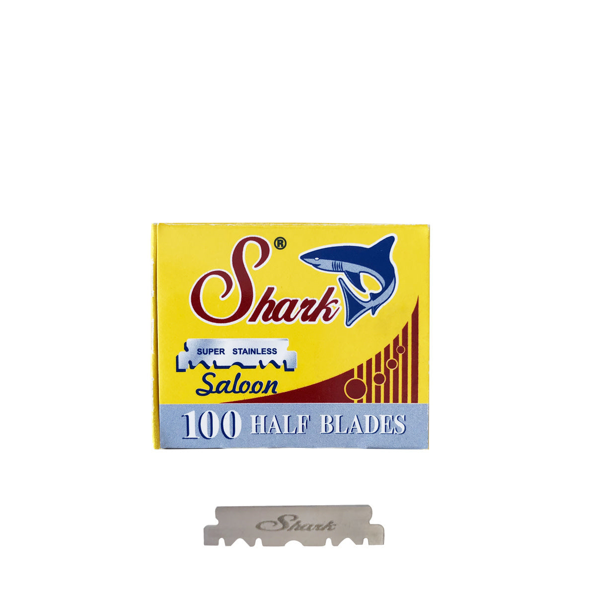 Shark Super Stainless Half Blades for Barber Razor (100 Blades)