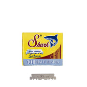 Demi-lame "Shark Super Stainless Half Blades" pour rasoir de barbier (100 lames)