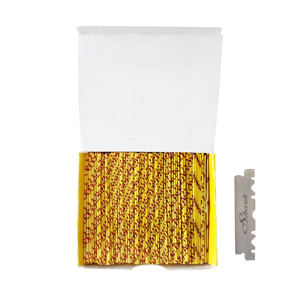 Shark Super Stainless Half Blades for Barber Razor (100 Blades)