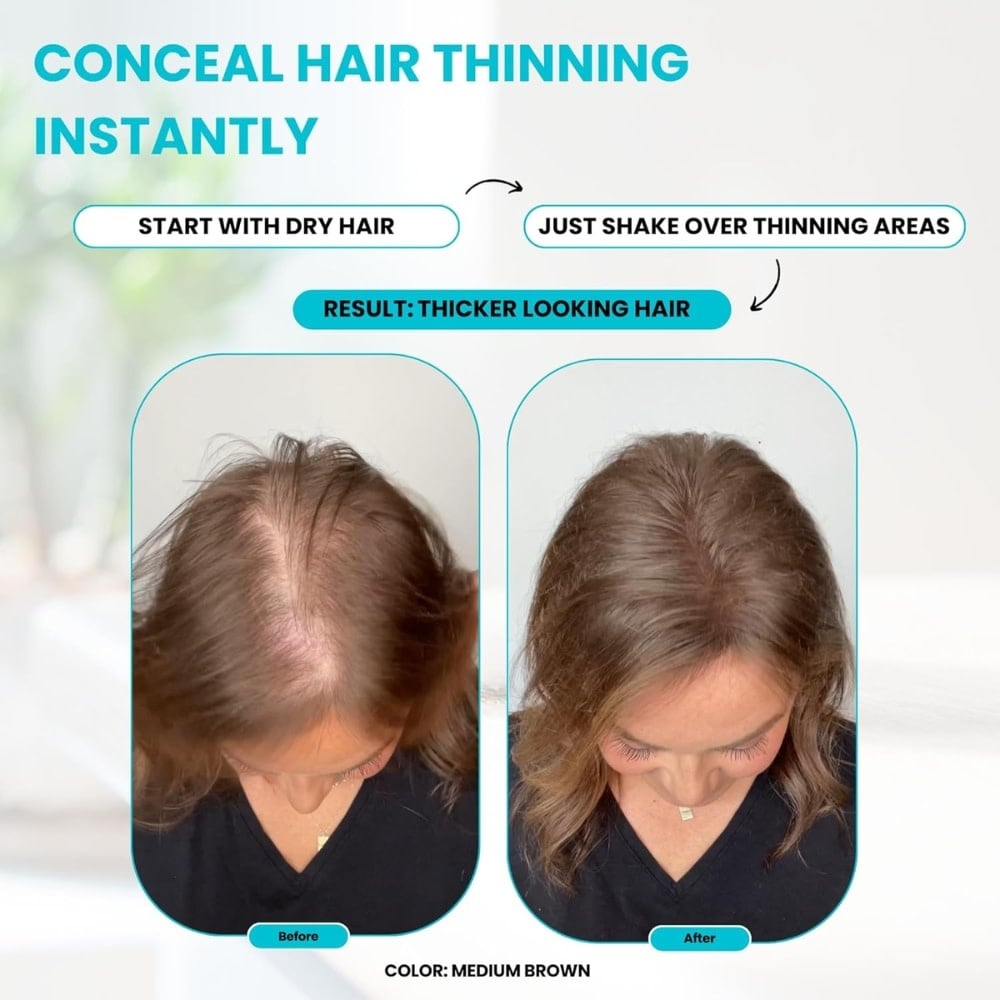 Fibres de kératine densifiant la masse "Hair Thickening Fibers" (15g/0.53oz) Auburn