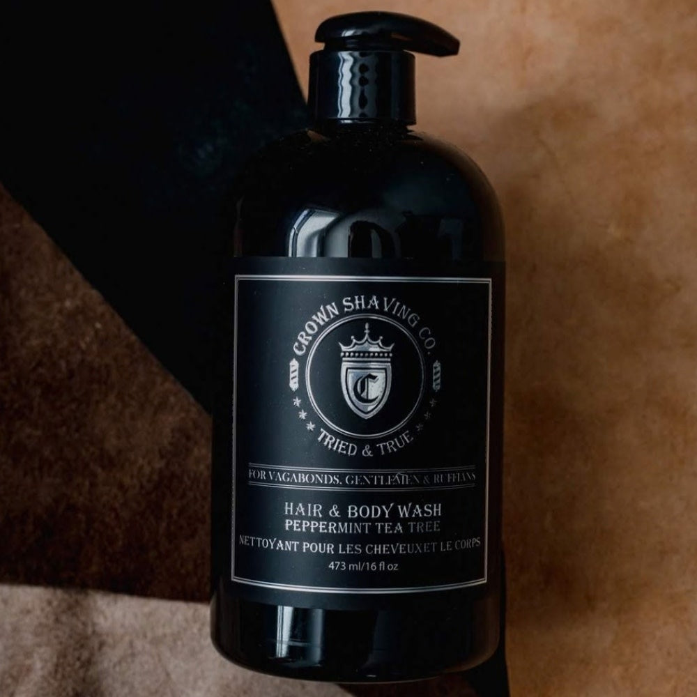 Gel nettoyant cheveux et corps "Peppermint Tea Tree" (473ml/16.0oz)