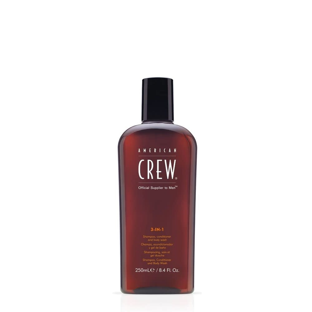 Shampoing, revitalisant et gel pour le corps 3 en 1