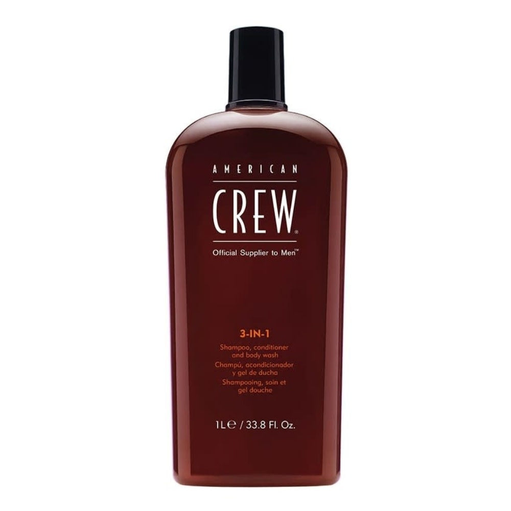 Shampoing, revitalisant et gel pour le corps 3 en 1