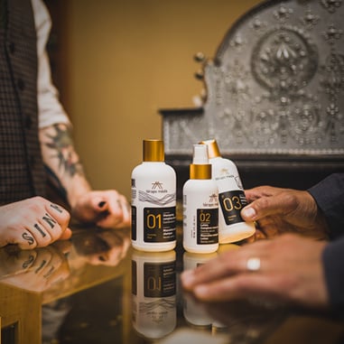 Shampoing complex masculin contrôle la densité "Homme N.01"