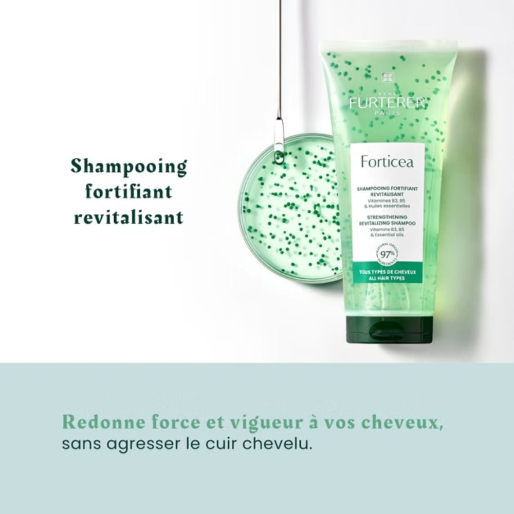 Shampoing fortifiant revitalisant "Forticea" aux huiles essentielles - Pour tous type de cheveux