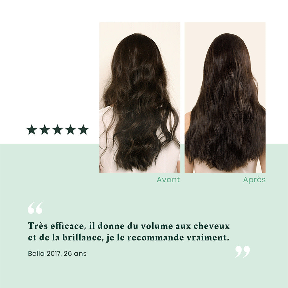 Shampoing épaississant "Triphasic" freine la perte de densité - Favorise la croissance des cheveux