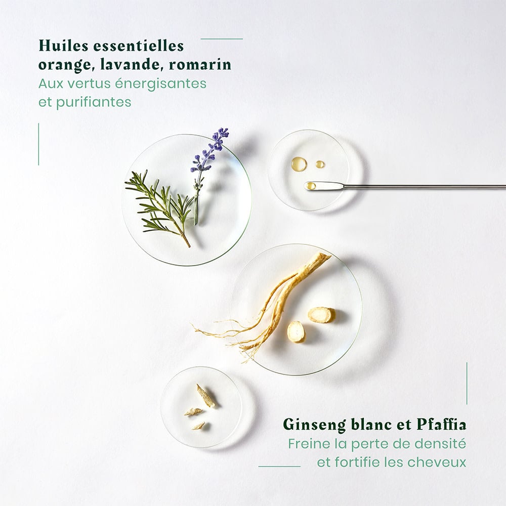 Shampoing épaississant "Triphasic" freine la perte de densité - Favorise la croissance des cheveux