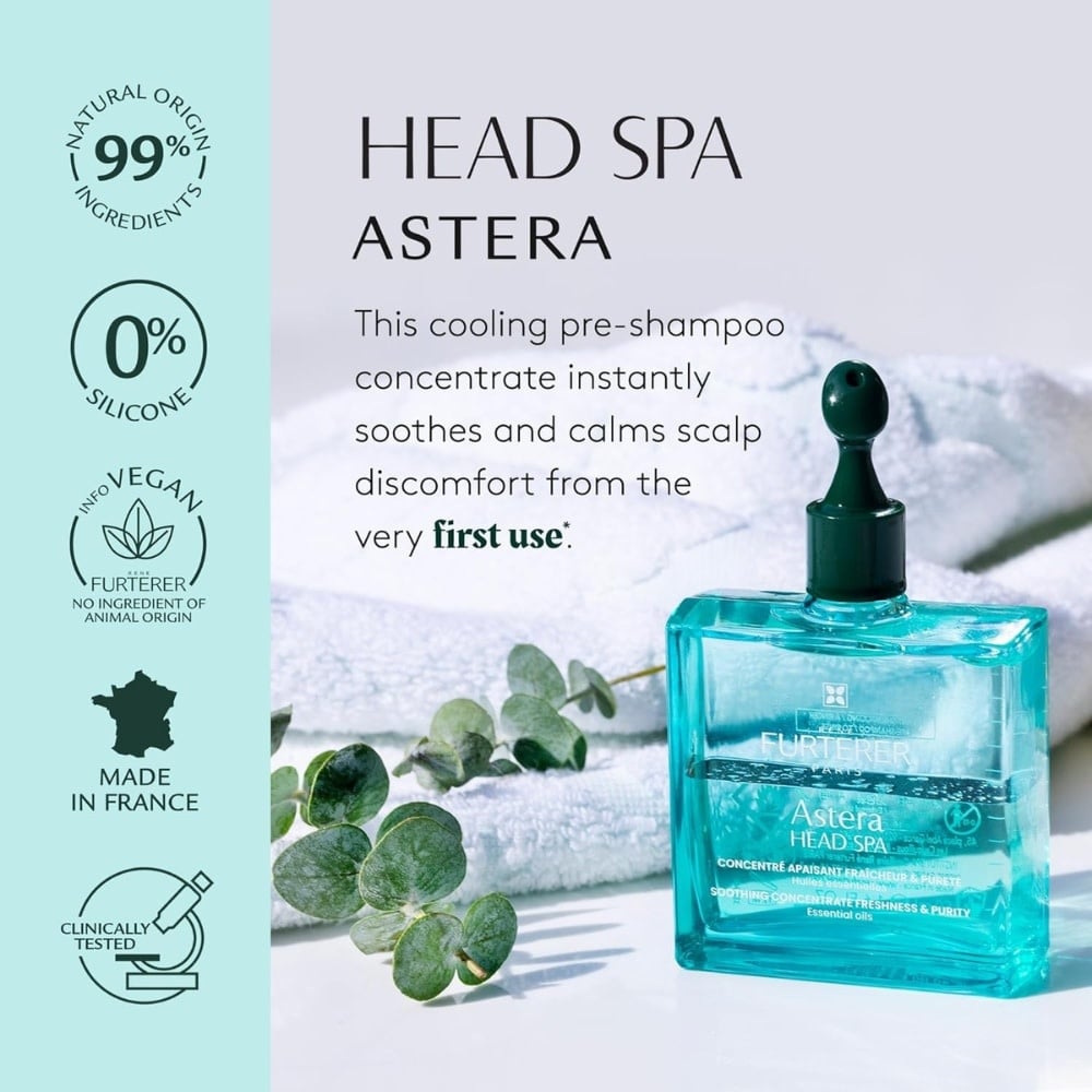 Concentré apaisant fraîcheur et pureté "Astera Head Spa" - Soin du cuir chevelu avant shampoing  (50ml/1.69oz)