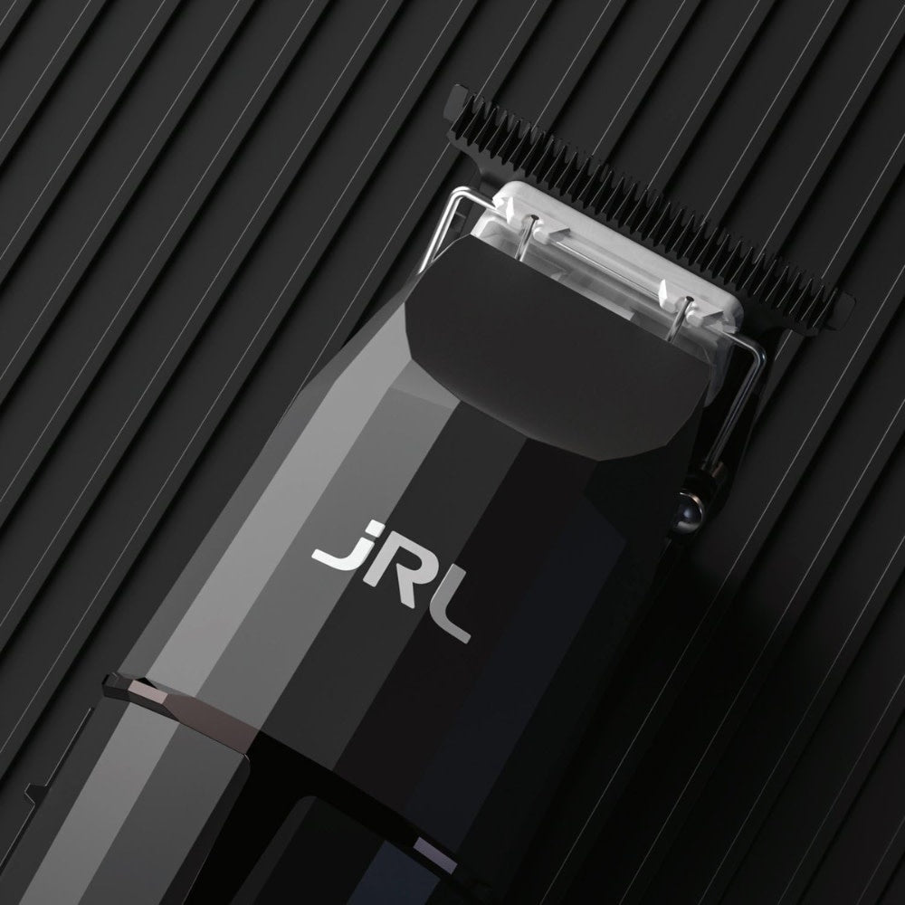 JRL Professional - Duo tondeuse et tondeuse de finition sans fil avec pile lithium-ion "ONYX Collection" - Noir